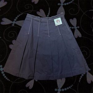 Isaac Mizrahi Deep Blue A-Line Skirt